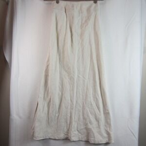 J Jill women's skirt long size 6 beige linen